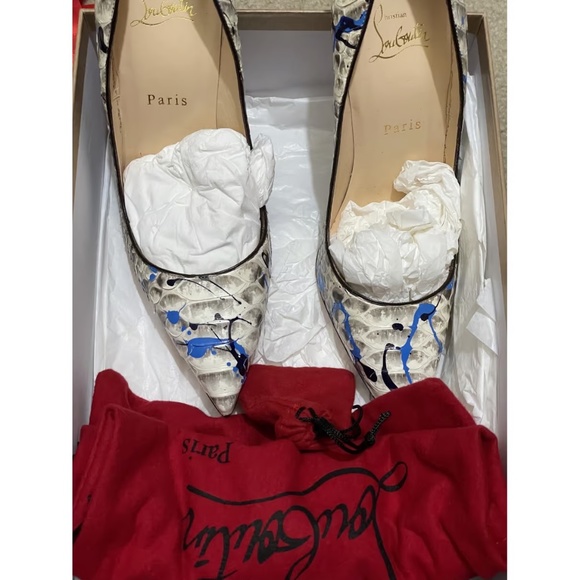 Christian Louboutin So Kate Python Vulcano BNIB 10 - Picture 5 of 9
